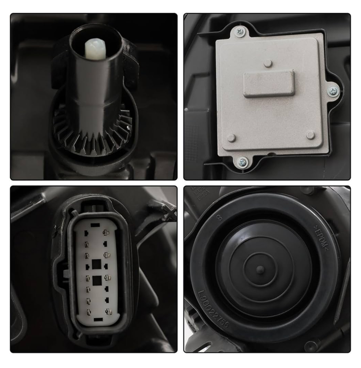 Headlight Set Replacement for Fusion 2017 2018 2019 Halogen Headlight - Image 5