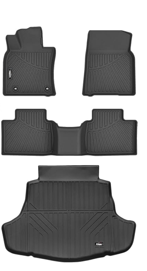 Floor Mats & Trunk Mat for 2025 Toyota Camry All Weather TPE Protection Floor Liners
