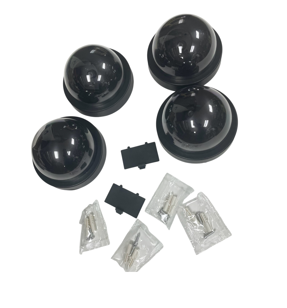 4pcs Dome Simulation Dummy Fake Security Camera - Image 2