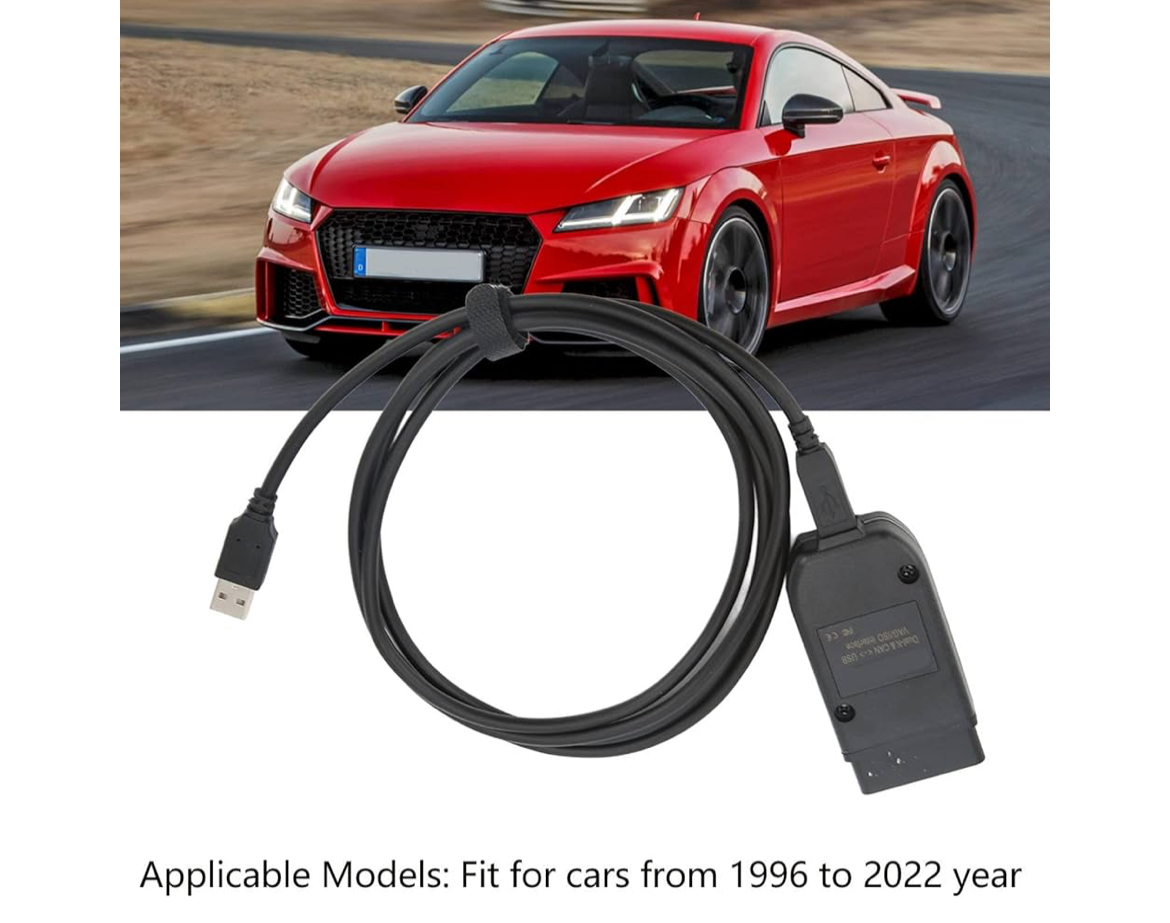 High Strength Diagnostic Tool Adapter Cable for HEX V2 Diagnostic Adapter, Long Coding, Scalable with Car CD - Image 4