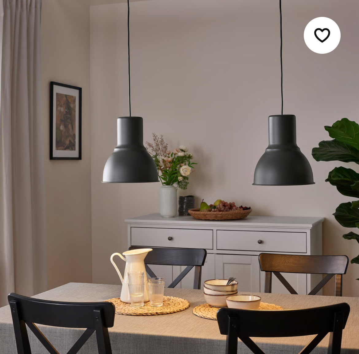 Pendant Light, Hektar Max 53W 9" Ceiling Mounted Hanging Lamp - Image 4