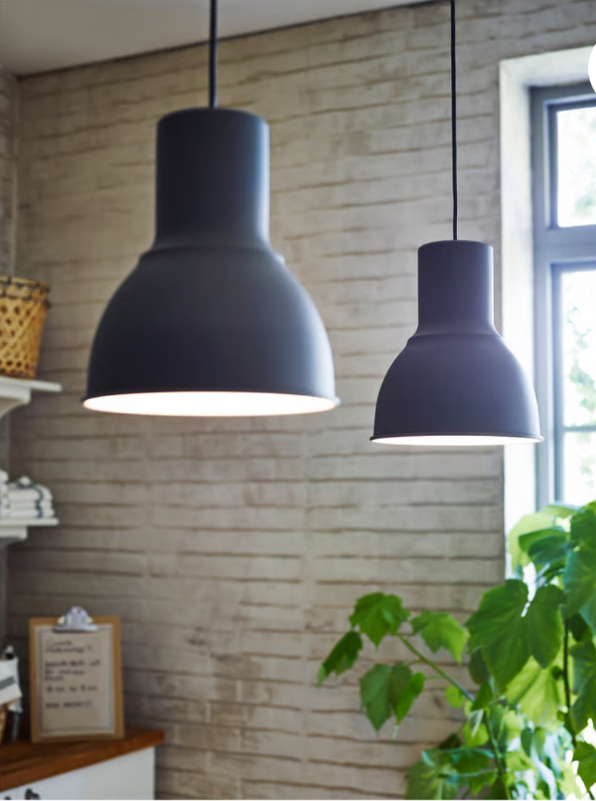 Pendant Light, Hektar Max 53W 9" Ceiling Mounted Hanging Lamp - Image 3